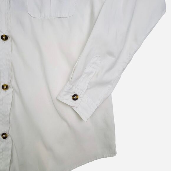 Prodoh Founders Vented Fishing Shirt LS White Button Preppy Outdoor L 14 16 - Picture 8 of 16